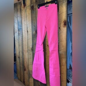 Pink Flare Pants